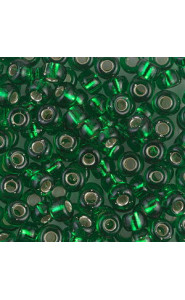 Miyuki rocailles Perlen 6/0 - Silverlined green 6-16 (6-146S)